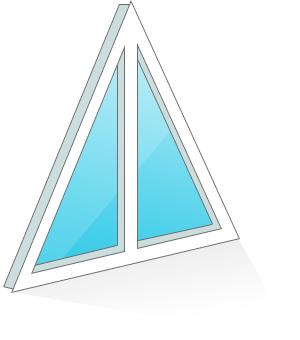 Глухие треугольные окна