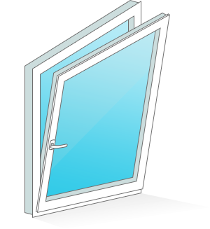 Одностворчатые трапециевидные окна